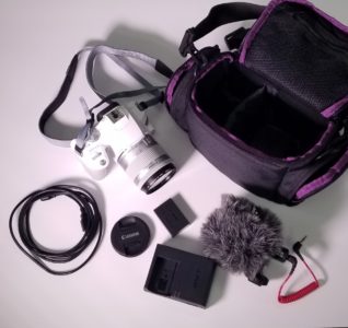 All the components of a video kit